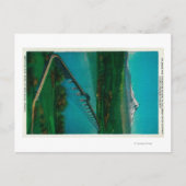 Mt. Hood en Interstate Bridge in White Salmon Briefkaart (Voorkant)