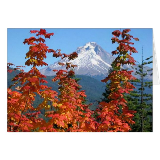 Mt. Hood in Herfst (Voorkant Horizontaal)
