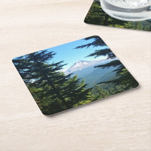 Mt Hood Kartonnen Onderzetters (Schuin)