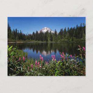 Mt Hood Lake Reflectie Post Kaart