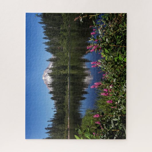 Mt Hood Lake Reflection Legpuzzel (Verticaal)