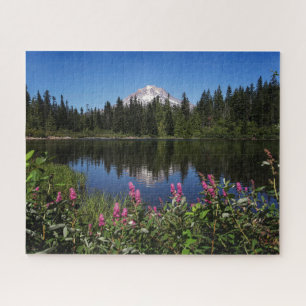 Mt Hood Lake Reflection Legpuzzel