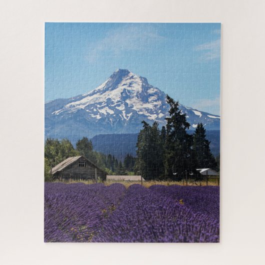Mt Hood Lavender Fields Legpuzzel (Verticaal)