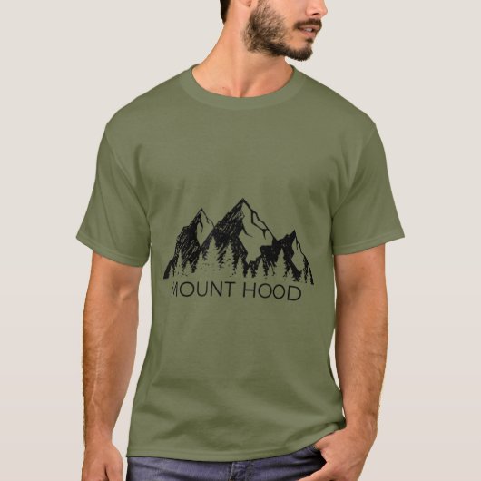 Mt Hood Mount Hood National Forest Oregon Gift T-shirt (Voorkant)