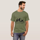 Mt Hood Mount Hood National Forest Oregon Gift T-shirt (Voorkant volledig)