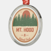 Mt. Hood National Forest Metalen Ornament (Links)