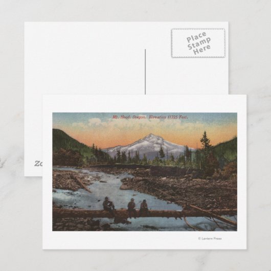 Mt. Hood, Oregon Briefkaart (Voorkant / Achterkant)