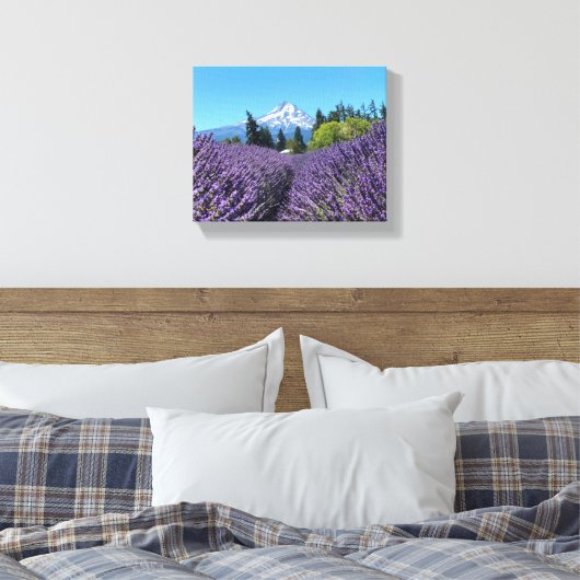 Mt Hood Oregon Canvas Afdruk (Insitu (Slaapkamer))