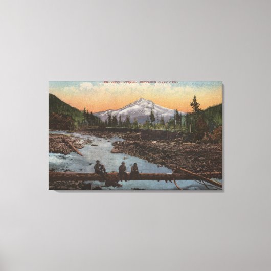 Mt. Hood, Oregon Canvas Afdruk (Voorkant)