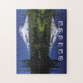 Mt. Hood, Oregon, Lake Reflection Schilderachtig F Legpuzzel (Verticaal)