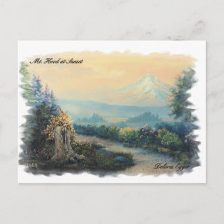 Mt Hood Oregon Original Prints Dolores Egger Briefkaart