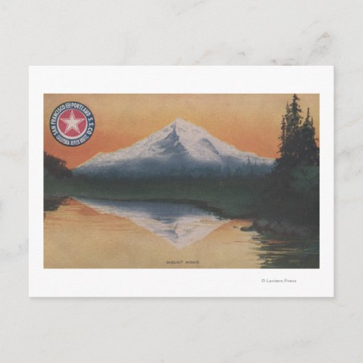 Mt. Hood, Oregon - San Francisco naar Portland Briefkaart (Voorkant)