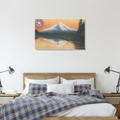 Mt. Hood, Oregon - San Francisco naar Portland Canvas Afdruk (Insitu (Slaapkamer))