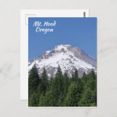 Mt. Hood Oregon Ski Bowl Briefkaart (Voorkant / Achterkant)