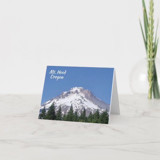 Mt. Hood Oregon Ski Bowl Kaart (Voorkant)