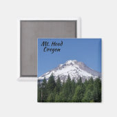 Mt. Hood Oregon Ski Bowl Magnet (Voorkant / Achterkant)