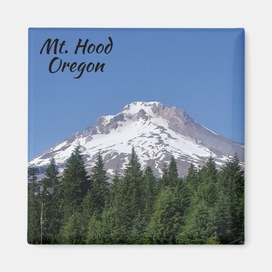 Mt. Hood Oregon Ski Bowl Magnet (Voorkant)