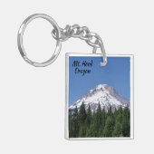 Mt. Hood Oregon Ski Bowl Sleutelhanger (Voorkant Links)