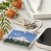 Mt. Hood Oregon Ski Bowl Sleutelhanger (Voorkant Rechts)