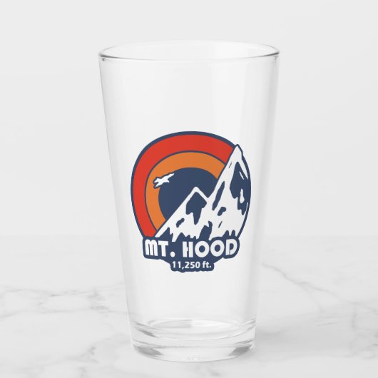Mt. Hood Oregon Sun Eagle Glas (Voorkant)