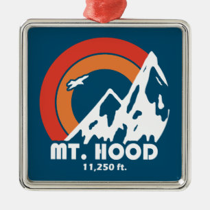 Mt. Hood Oregon Sun Eagle Metalen Ornament