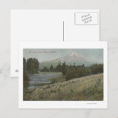 Mt. Hood, Oregon - Uitzicht van Berg uit Hood Briefkaart (Voorkant / Achterkant)