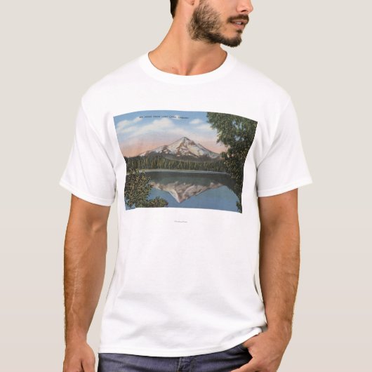 Mt. Hood, Oregon - Uitzicht van bergen uit het ver T-shirt (Voorkant)