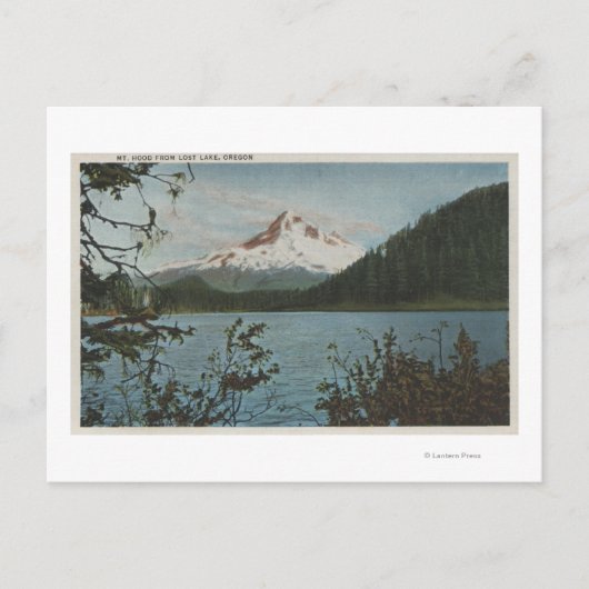 Mt. Hood, Oregon - Uitzicht van bergen van 2 Briefkaart (Voorkant)