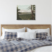 Mt. Hood, Oregon - Uitzicht van de Berg van afgele Canvas Afdruk (Insitu (Slaapkamer))