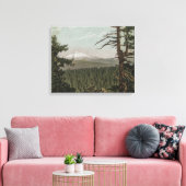 Mt. Hood, Oregon - Uitzicht van de Berg van afgele Canvas Afdruk (Insitu (Woonkamer))