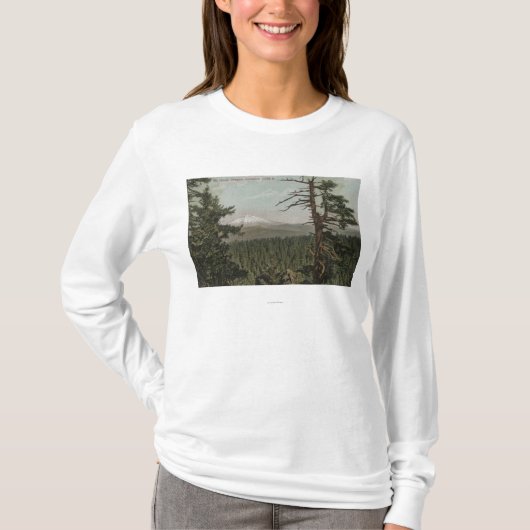 Mt. Hood, Oregon - Uitzicht van de Berg van afgele T-shirt (Voorkant)