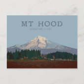 Mt Hood Post Kaart (Voorkant)
