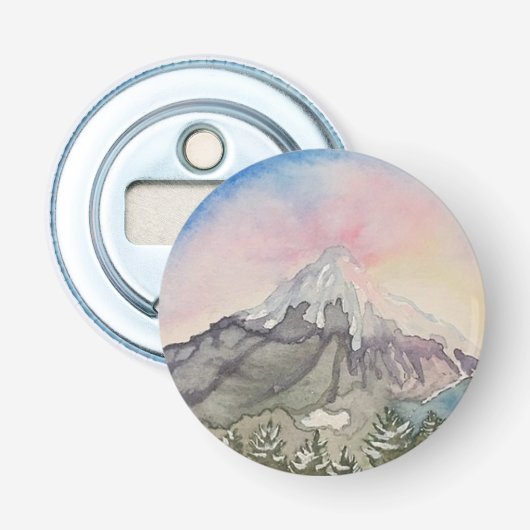 Mt. Hood Sunrise Bottle Opener (Voorkant)