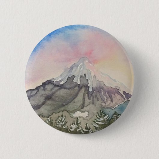 Mt. Hood Sunrise Button (Voorkant)