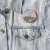 Mt. Hood Sunrise Button (In situ)