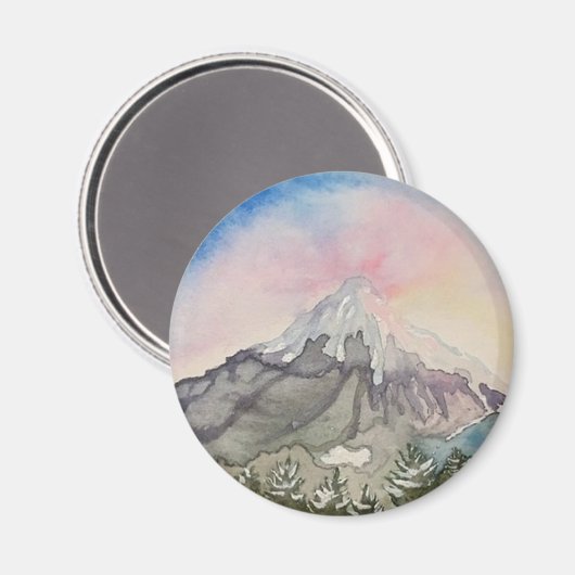 Mt. Hood Sunrise Magnet (Voorkant / Achterkant)