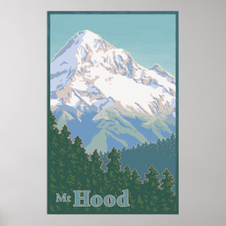  Mt. Hood Travel Poster