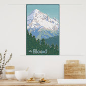  Mt. Hood Travel Poster (Keuken)