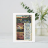 Mt. Hood uit het Uitzicht van het Lost Lake Briefkaart (Staand voorkant)