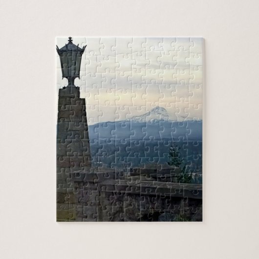 Mt. Hood uit Rocky Butte, Portland, Oregon Legpuzzel (Verticaal)