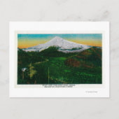 Mt. Hood uit Sandy River, ORMt. Hout, OF Briefkaart (Voorkant)