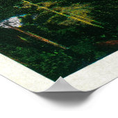 Mt. Hood uit Sandy River, ORMt. Hout, OF Poster (Hoek)