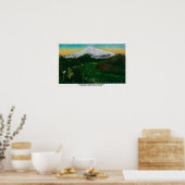 Mt. Hood uit Sandy River, ORMt. Hout, OF Poster (Keuken)