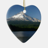 Mt Hood uit Trillium Lake Keramisch Ornament (Rechts)
