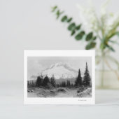 Mt. Hood Uitzicht uit Camp Foto van de regering Briefkaart (Staand voorkant)