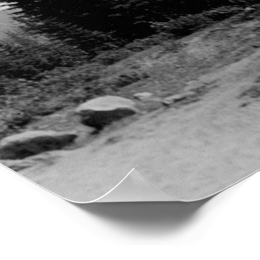 Mt. Hood Uitzicht uit Camp Foto van de regering Poster (Hoek)