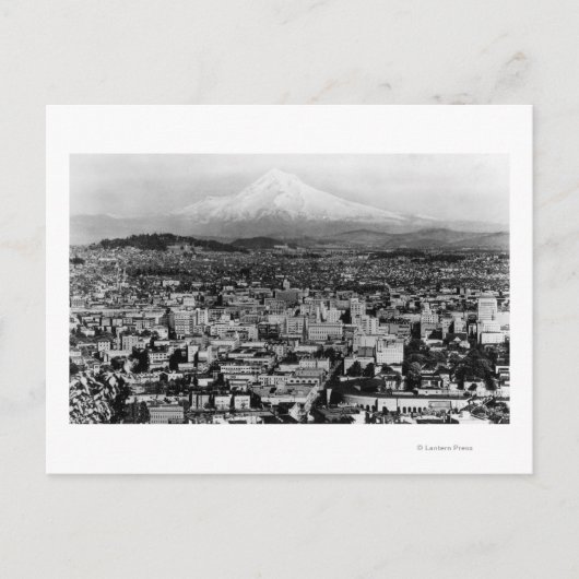 Mt. Hood Uitzicht uit Portland, foto van Oregon Briefkaart (Voorkant)