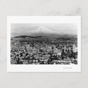 Mt. Hood Uitzicht uit Portland, foto van Oregon Briefkaart
