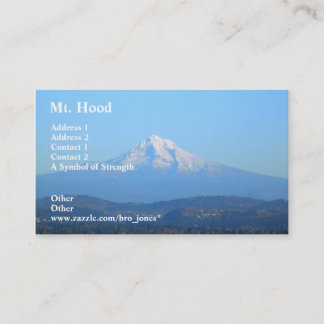 Mt. Hood Visitekaartje