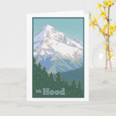  Mt. Hood Wenskaart Kaart (Gele Bloem)